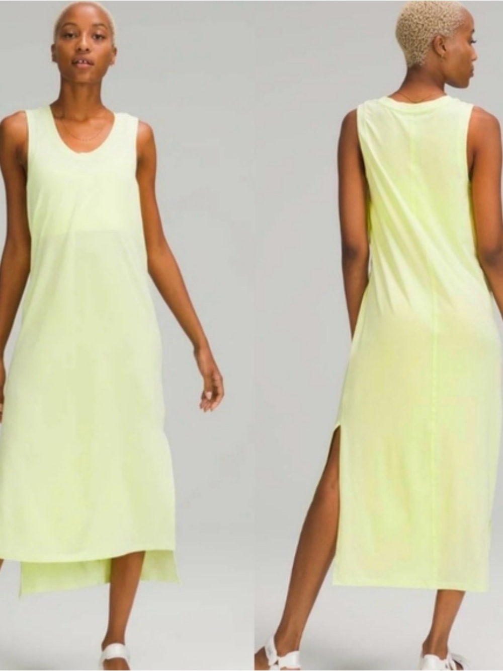 lululemon athletica Light Neon Yellow Crewneck Tee